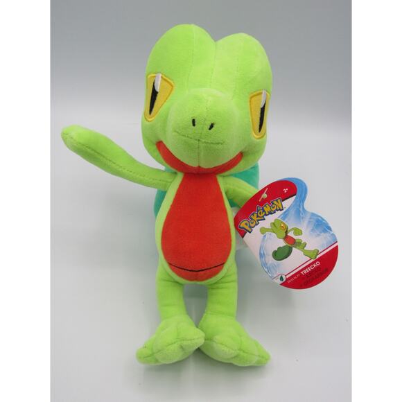 NEW w/ Tag Pokemon Treecko Plush Jazwares Nintendo Authentic Wicked Cool Toys - Picture 2 of 12
